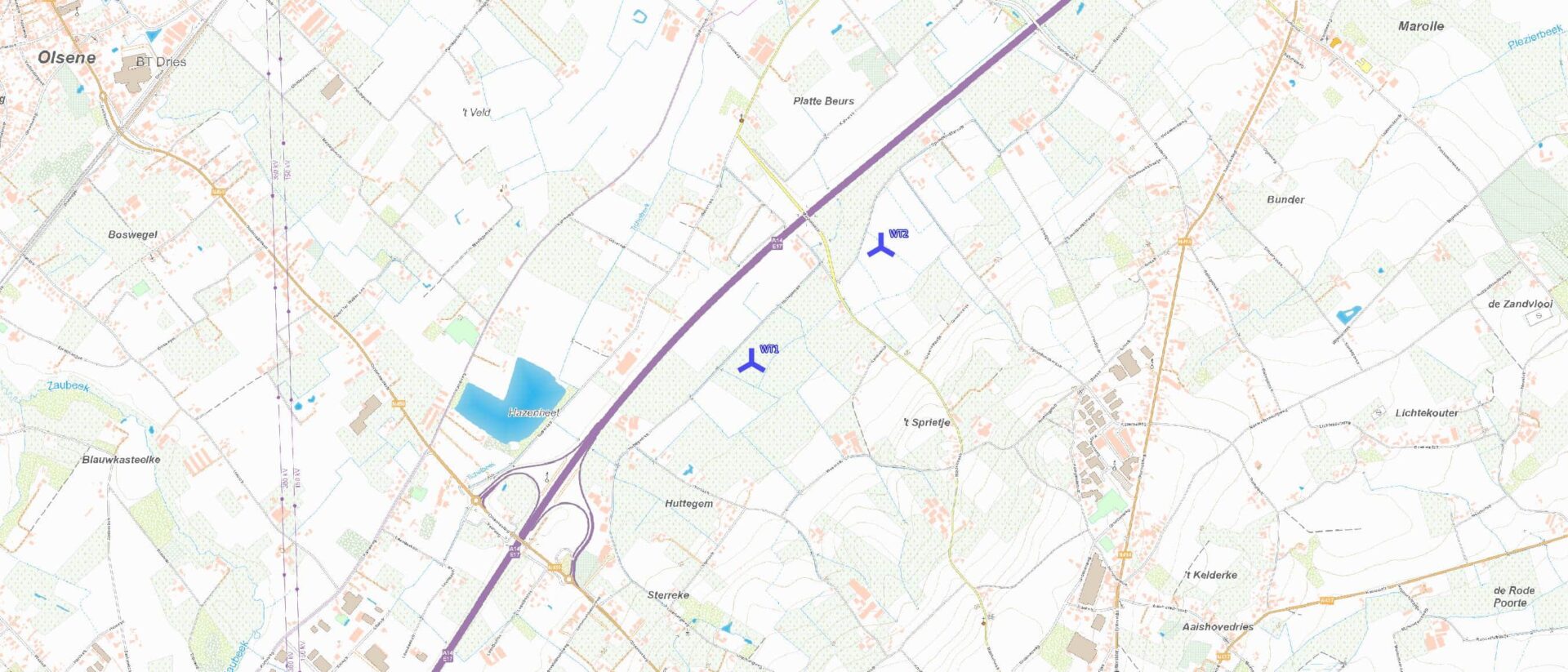 Windenergieproject Kruisem E17 - Aspiravi