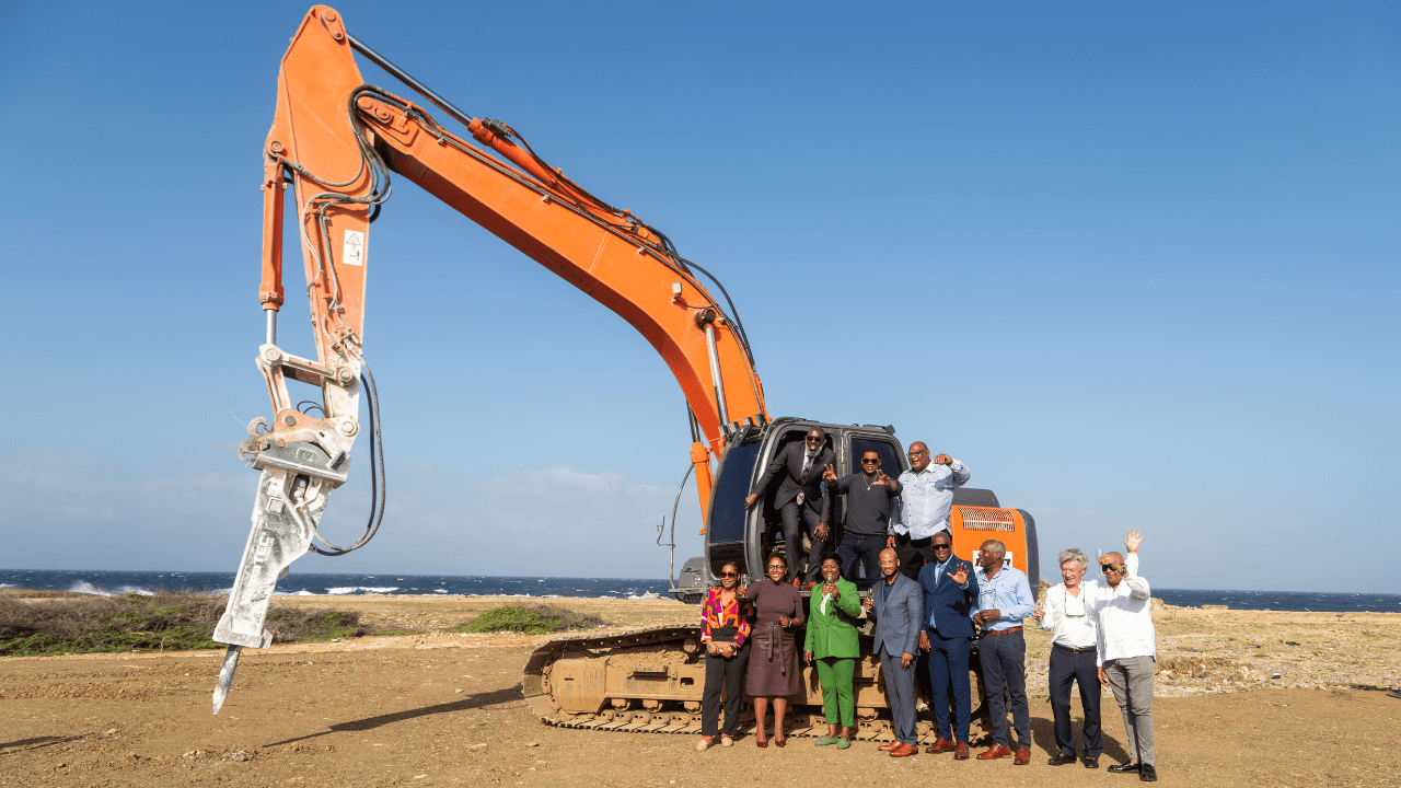 Groundbreaking NuKoraal Tabak Windpark Curaçao